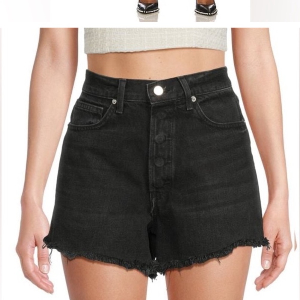 EB Denim Perfect Denim Shorts in Black